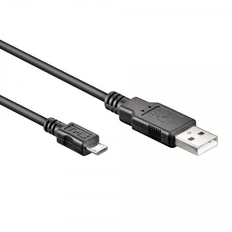 Cavo Goobay USB 2.0 a Micro USB maschio/maschio 3 m Nero - immagine 1