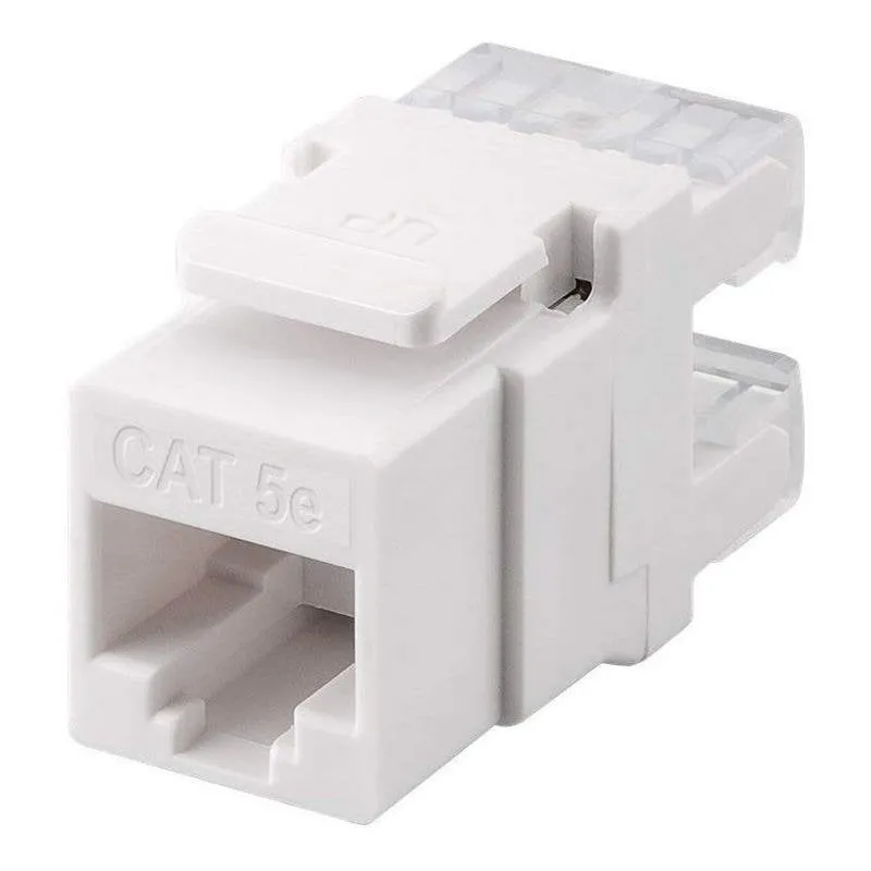 Connettore Goobay Keystone RJ45 a TB110 Cat 5e UTP Bianco - immagine 1