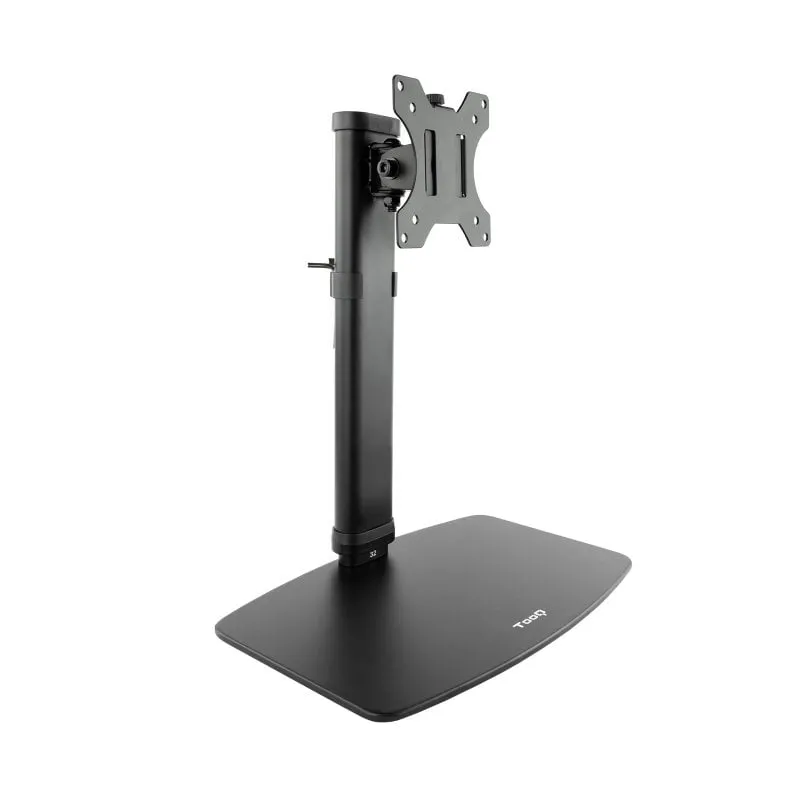 TooQ DB1127TN-B Supporto da tavolo 1 braccio 17-27" VESA 100x100 Nero - immagine 1