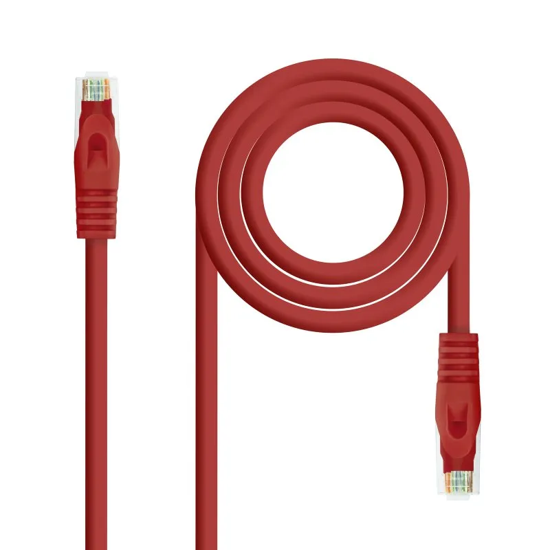 Cavo di rete Nanocable RJ45 LSZH Cat.6A UTP AWG24 1m Blu - immagine 1