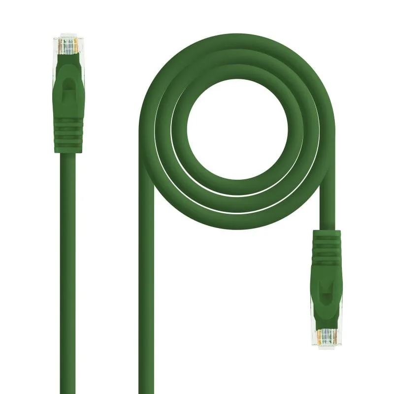 Cavo di rete Nanocable RJ45 LSZH Cat.6A UTP AWG24 1m Nero - immagine 1
