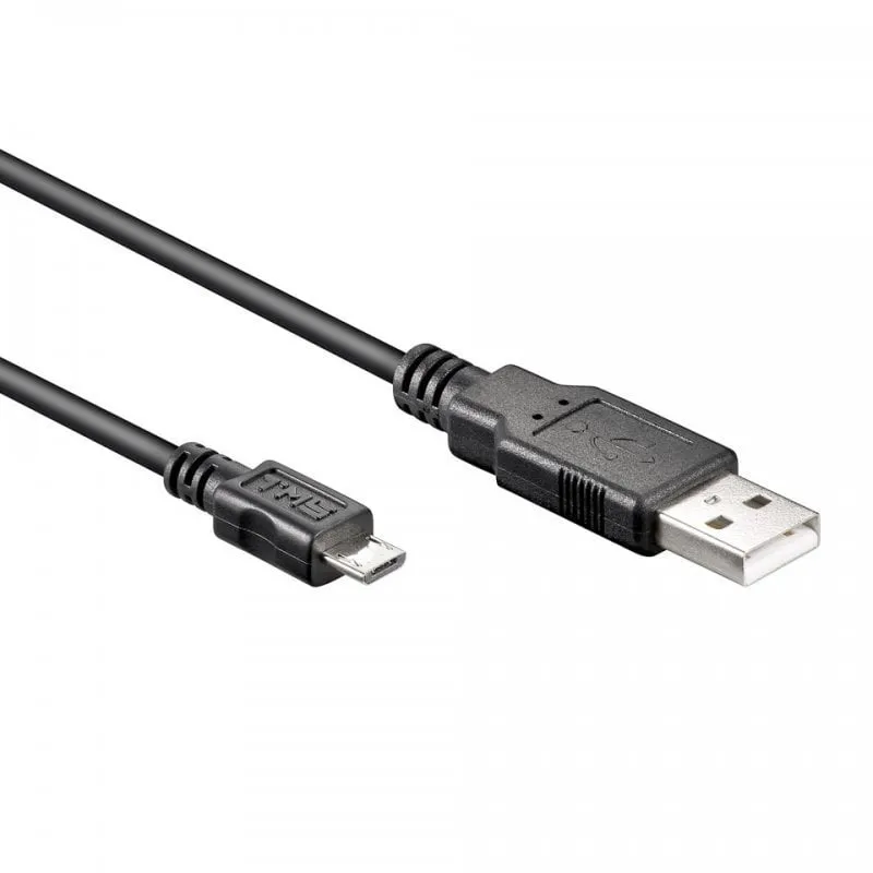 Cavo Goobay USB 2.0 a Micro USB maschio/maschio 30 cm Nero - immagine 1