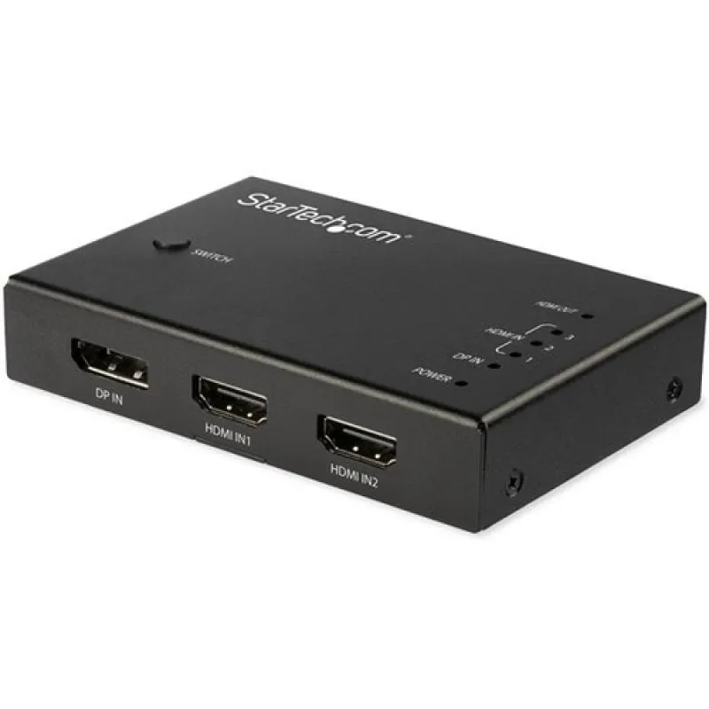 StarTech.com Switch Commutatore a 4 porte HDMI - 3x HDMI e 1x DisplayPort - 4K 60Hz - immagine 1