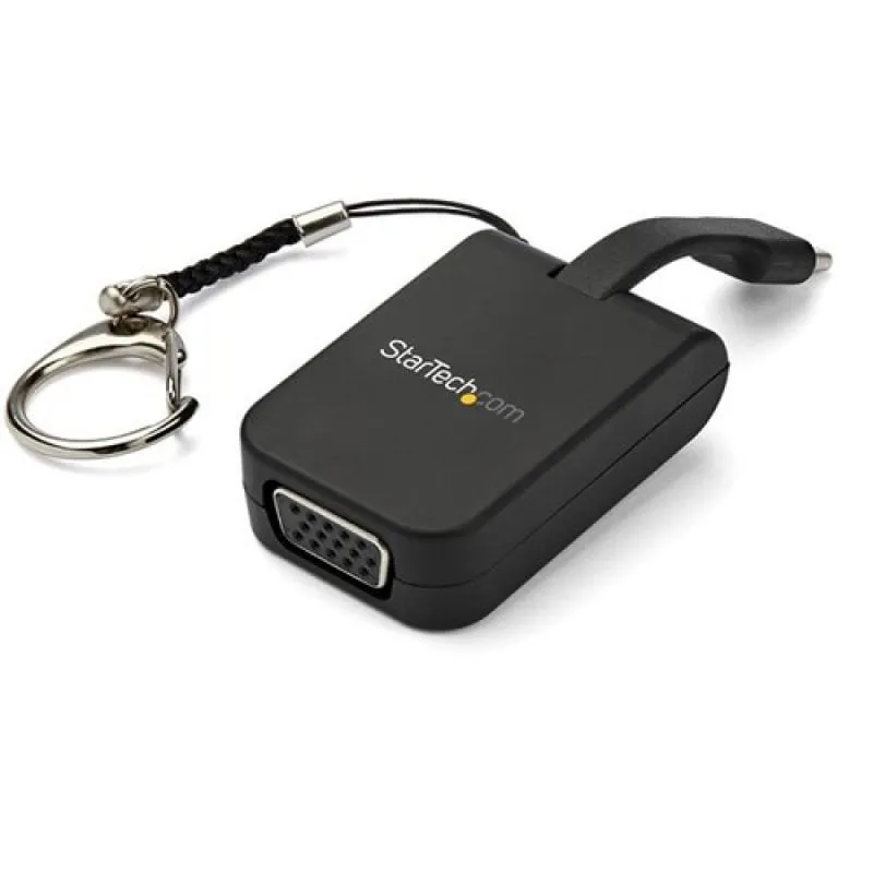 StarTech.com Adattatore portatile USB-C a VGA con portachiavi ad attacco rapido - immagine 1