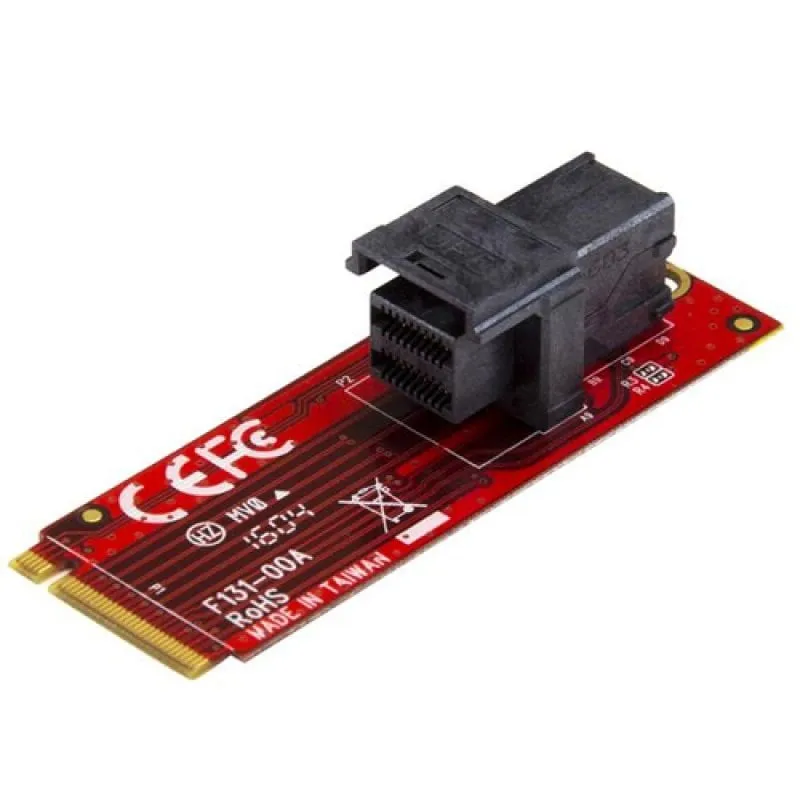 StarTech.com Scheda Adattatore PCI Express 3.0 U.2 (SFF-8643) a M.2 per SSD NVMe U.2 da 2,5" - immagine 1