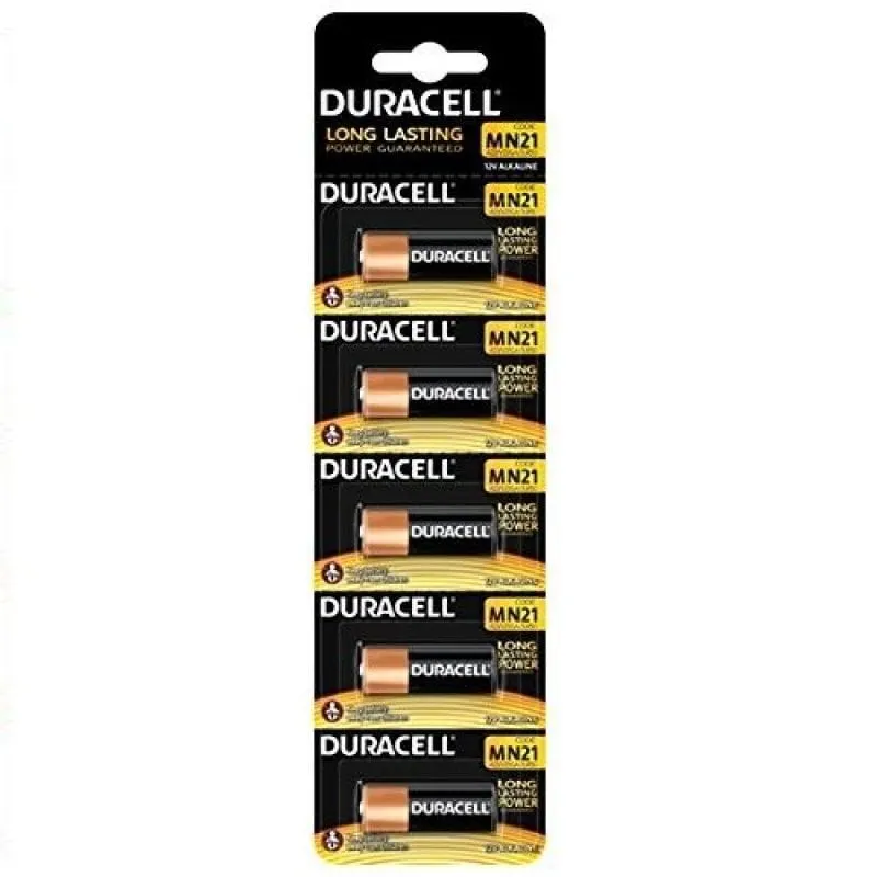 Confezione da 5 batterie Duracell MN21 LR23 12V - immagine 1