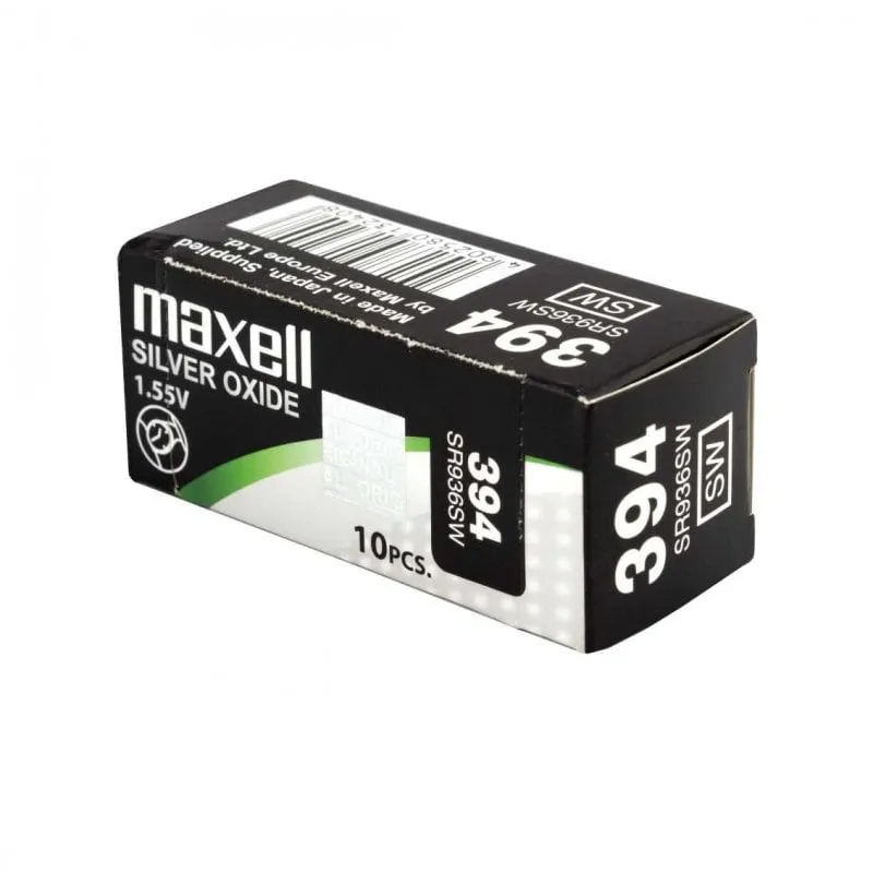 Maxell SR936SW Confezione da 10 batterie a bottone 394 - immagine 1