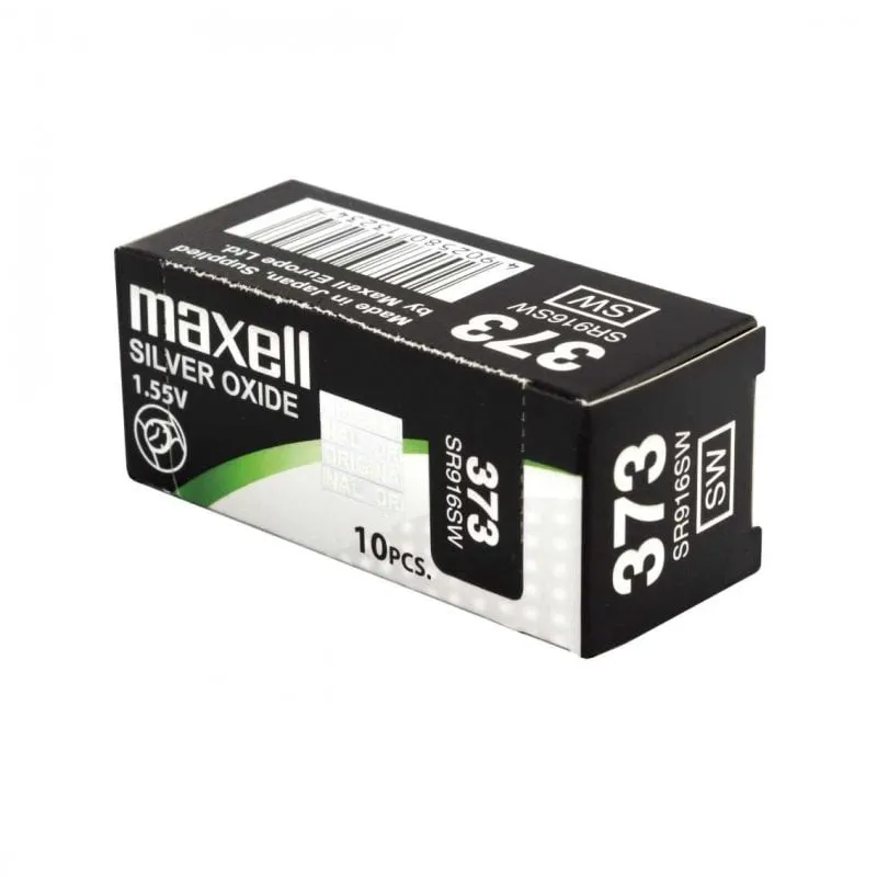Maxell SR916SW Confezione da 10 batterie a bottone 373 - immagine 1