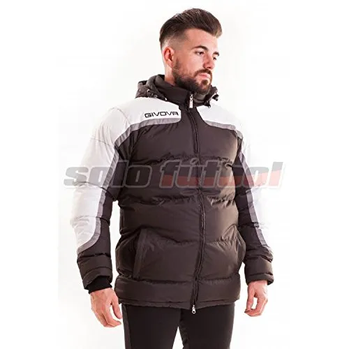 Givova Antartide, Giubbotto Calcio Uomo, Multicolore (Rosso/Blu), 2XS - immagine 2