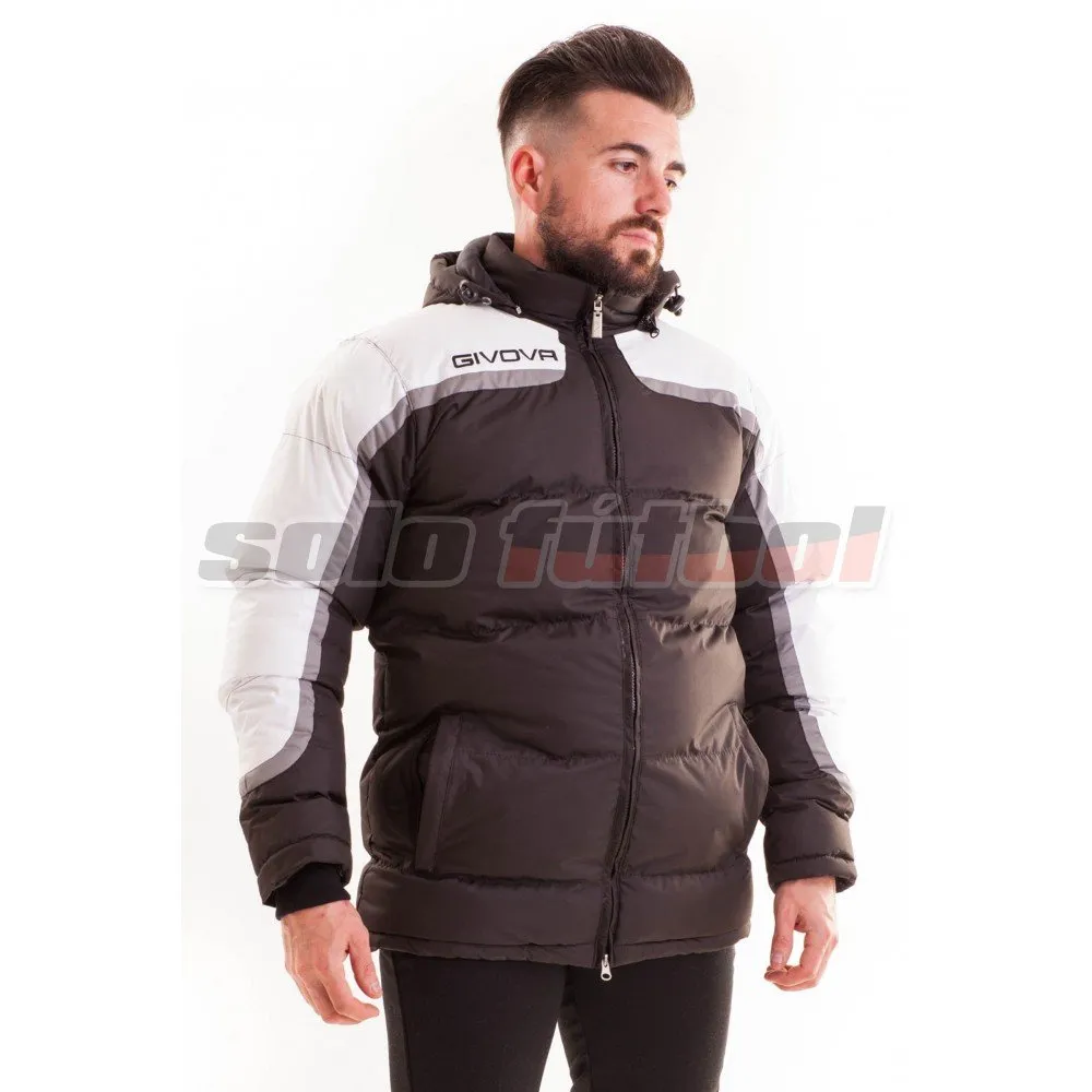 Givova Antartide, Giubbotto Calcio Uomo, Multicolore (Rosso/Nero), XL - immagine 2