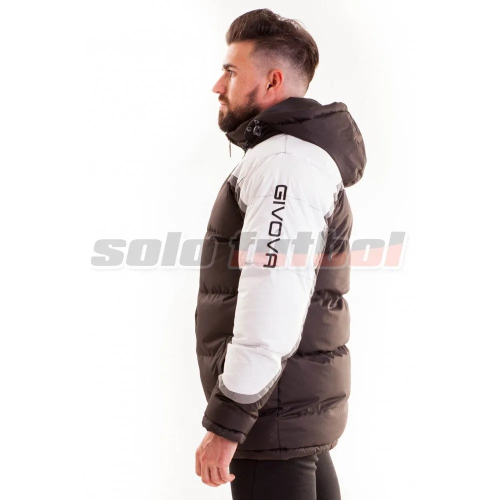Givova Antartide, Giubbotto Calcio Uomo, Multicolore (Rosso/Nero), XL - immagine 4