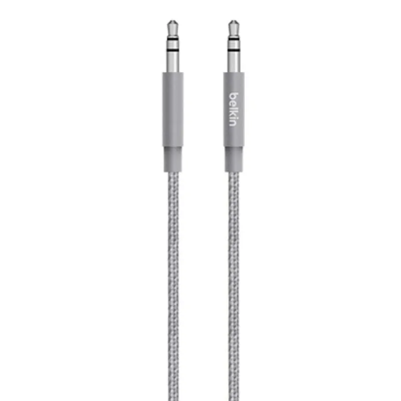 Cavo audio Belkin Mixit Minijack da 3,5 mm Grigio - immagine 1