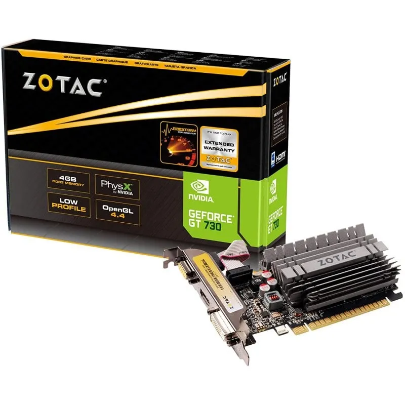Zotac GeForce GT730 Zona Edizione 4GB GDDR3 - immagine 1