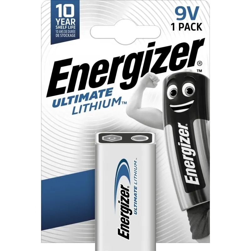 Batteria al litio Energizer Ultimate Lithium L522 9V - immagine 1