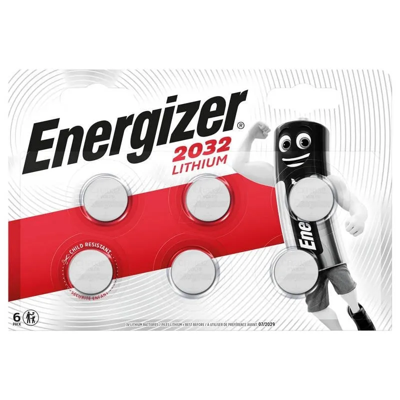 Batterie al litio Energizer CR2032 6 unità - immagine 1