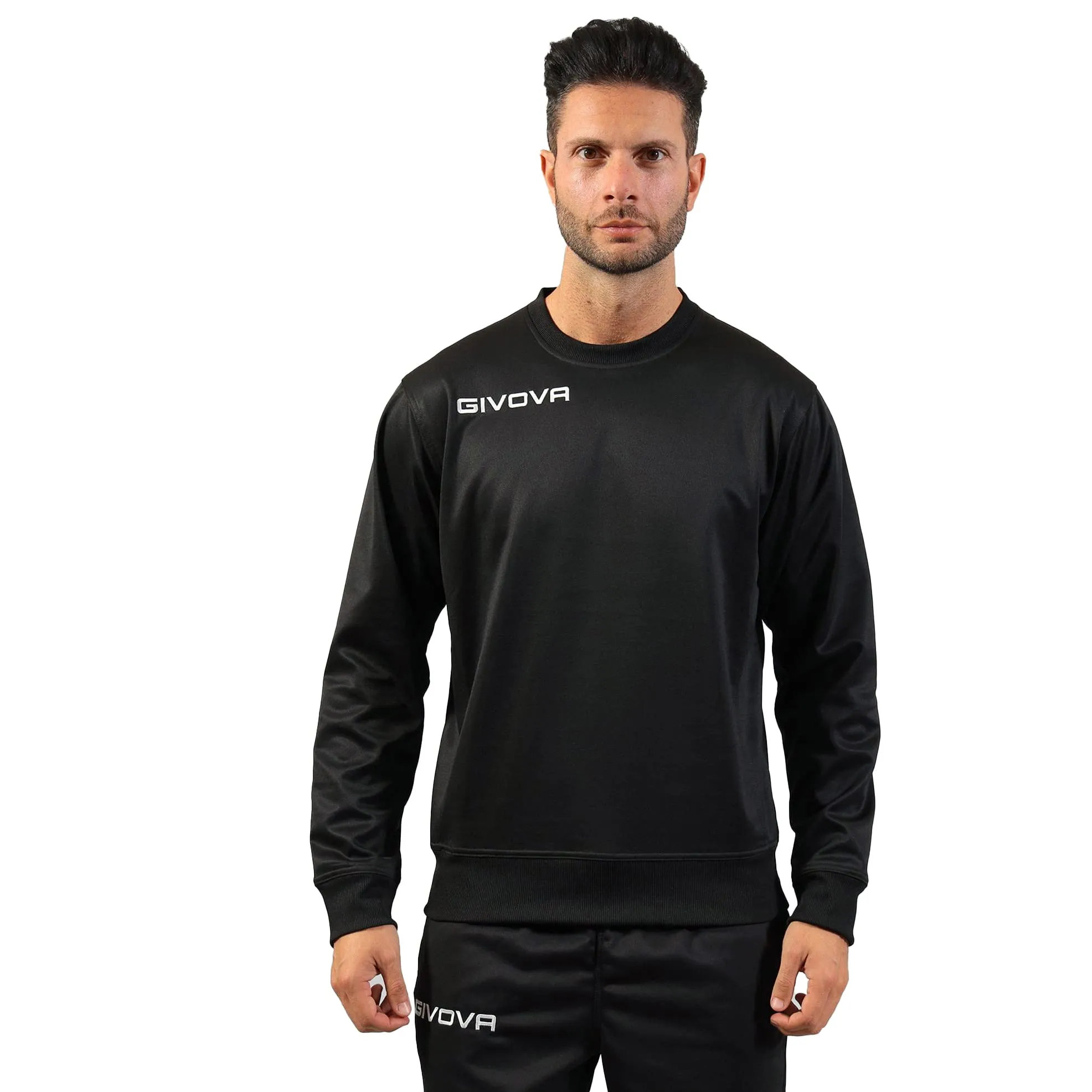 Givova MA019, Maglia girocollo Givova One Unisex – Bambino, Nero, 3XS - immagine 1