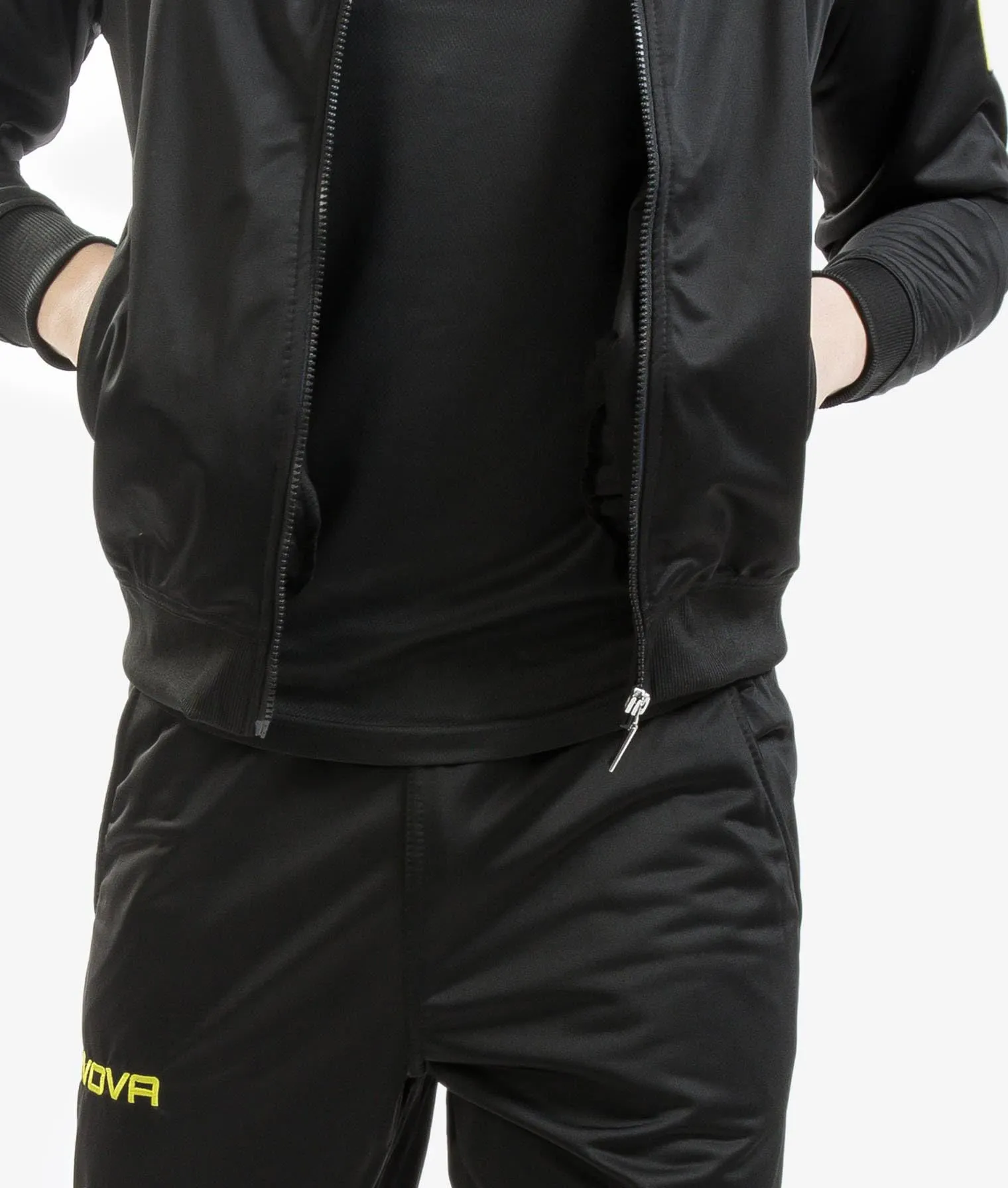 GIVOVA TUTA REVOLUTION TRIACETATO NERO/GIALLO Tg. XL - immagine 2