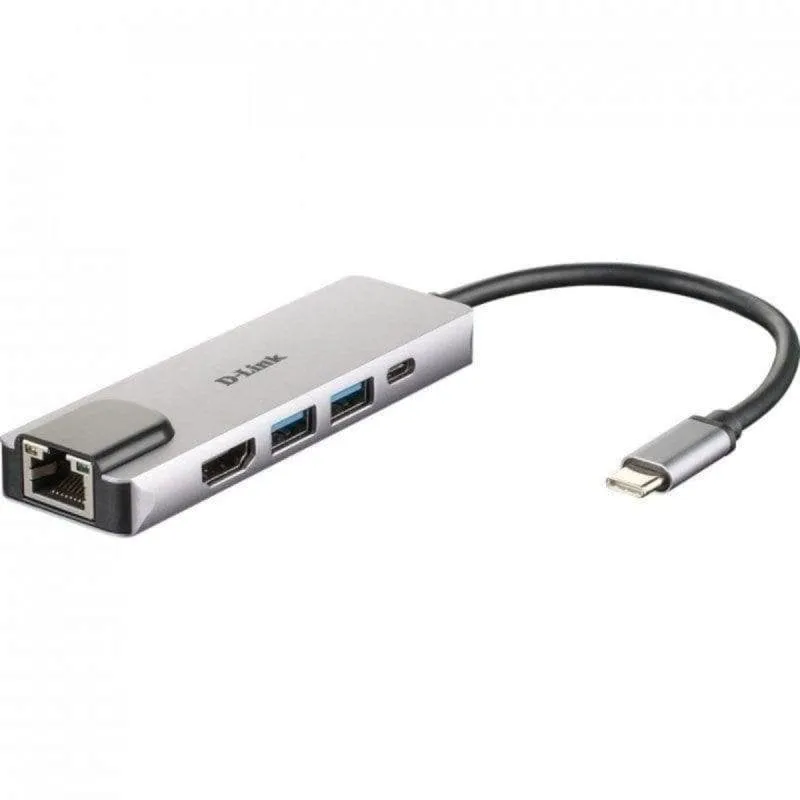Dock D-Link DUB-M520 HDMI 4K RJ45 USB 3.0 USB-C 60W - immagine 1