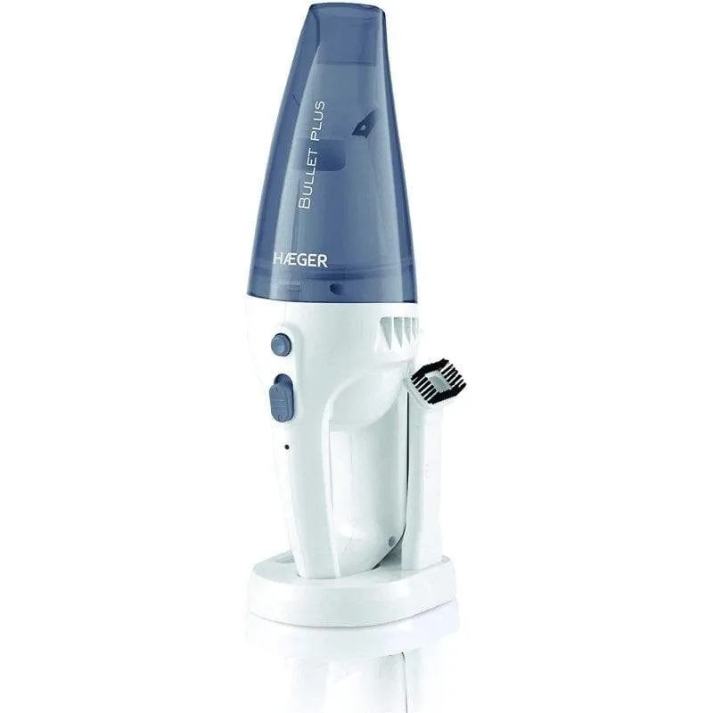 Aspirabriciole Haeger Bullet Plus PV-45G.004A 40W 18min Secco e Umido 0.55L 3 Accessori - immagine 1