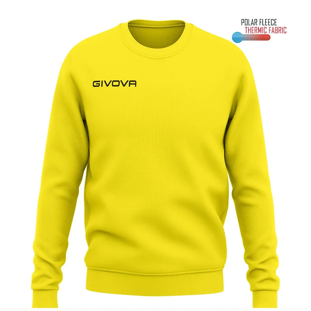 Givova MA019, Maglia girocollo Givova One Unisex – Bambino, Giallo, 2XS - immagine 2