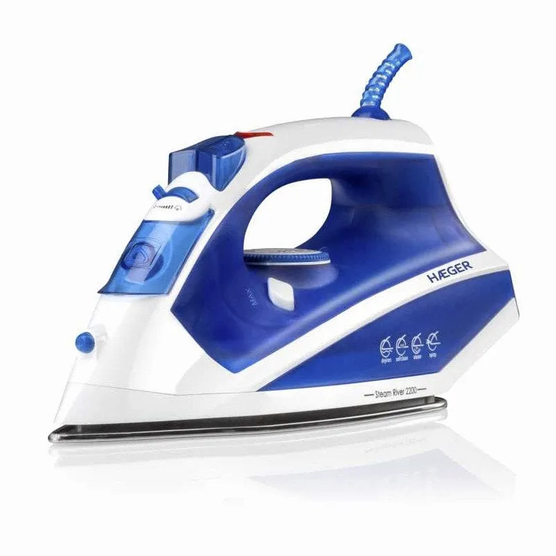 Ferro da stiro a vapore Haeger Steam River 2200 W - immagine 1
