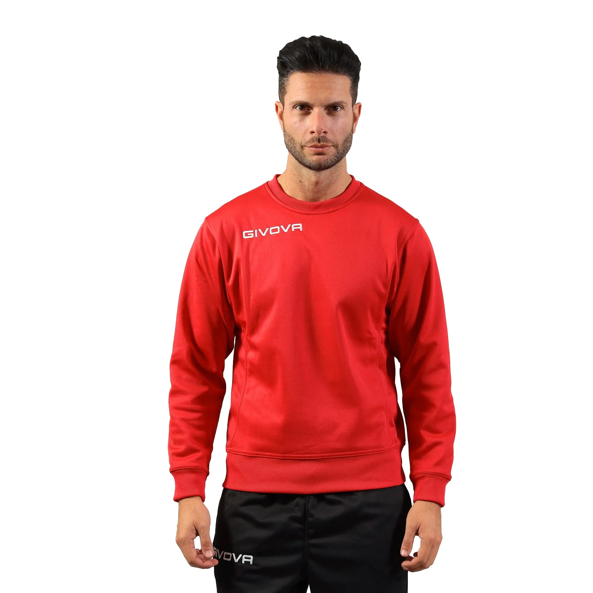 Givova MA019, Maglia girocollo Givova One Unisex – Adulto, Rosso, XL - immagine 1