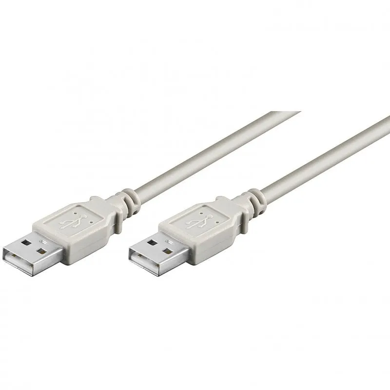 Cavo USB 2.0 maschio/maschio Goobay da 1,8 m grigio - immagine 1