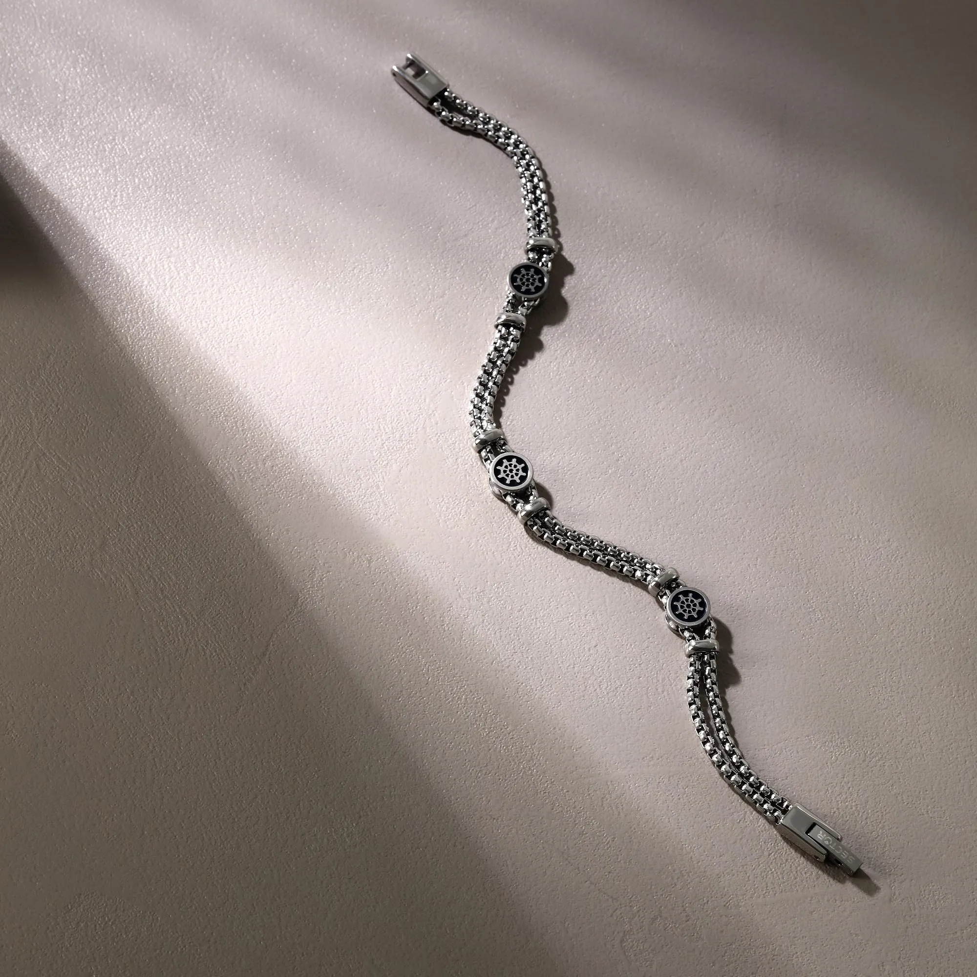 Sector Jewels SADQ34 Bracciale da uomo in acciaio inox inossidabile, 22 cm, senza gemme, 22 centimeters - immagine 5