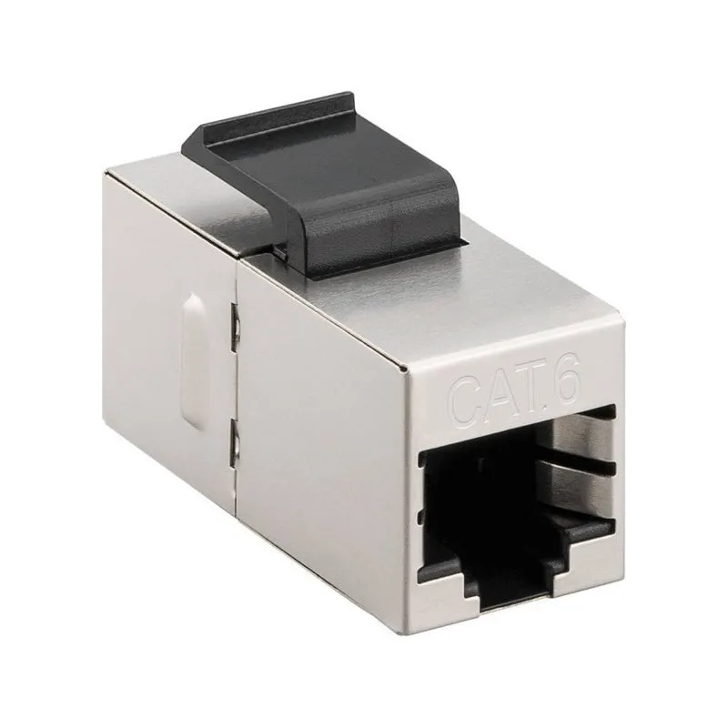 Connettore Goobay Keystone RJ45 Cat 6 STP Grigio - immagine 1
