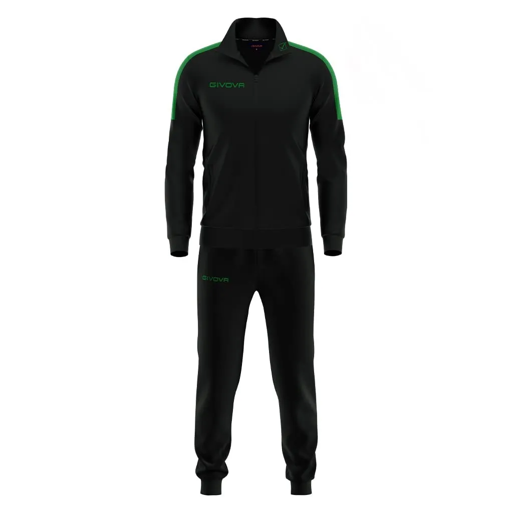 GIVOVA TUTA REVOLUTION TRIACETATO NERO/VERDE Tg. 2XS - immagine 1