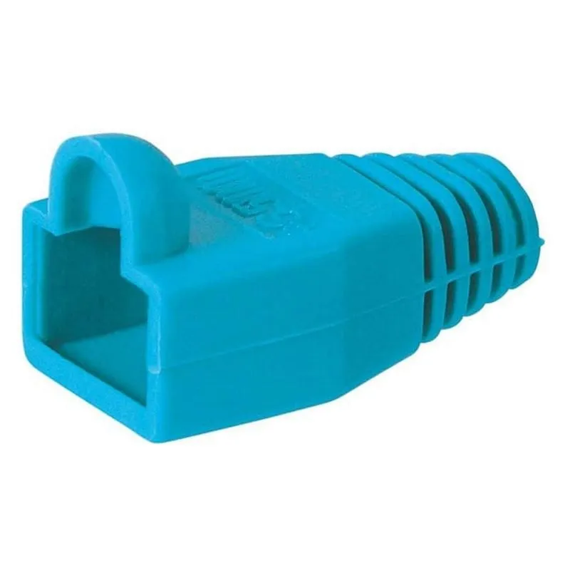 Goobay RJ45 Protettore per connettori Blu Confezione da 10 unità - immagine 1