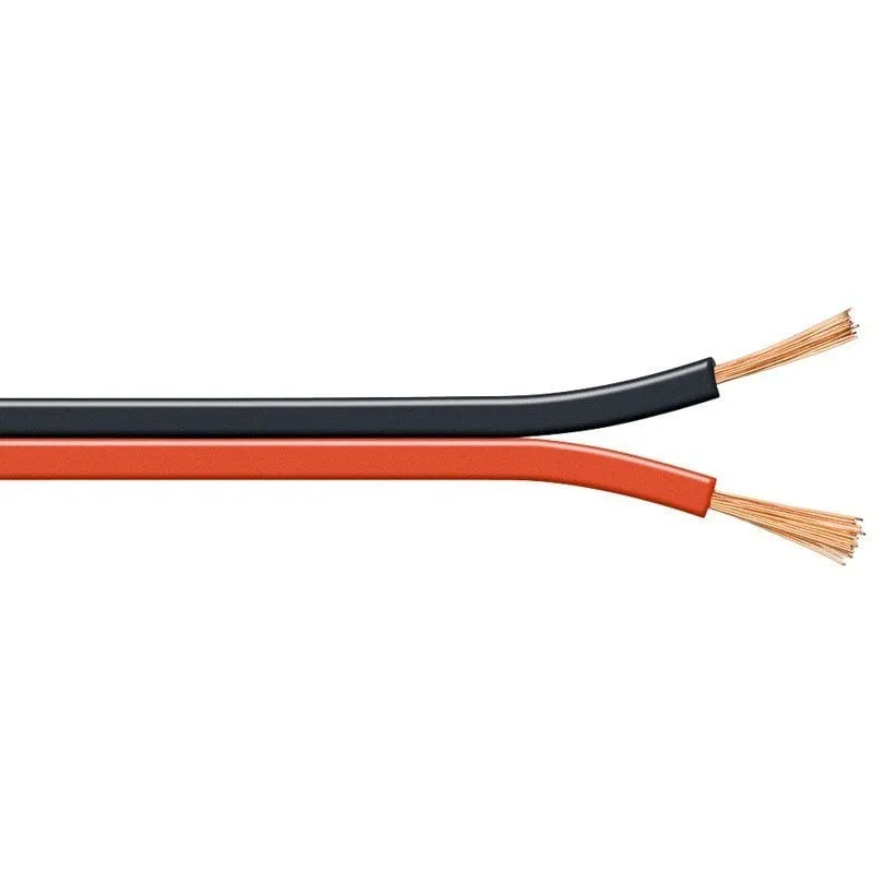 Cavo per altoparlanti Goobay 2x1,5 mm 100 m Rosso/Nero - immagine 1