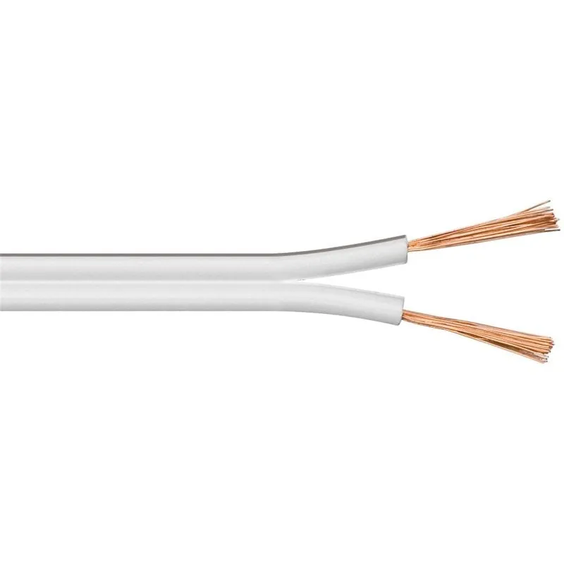 Cavo per altoparlanti Goobay 2x2,5 mm 10 m Bianco - immagine 1