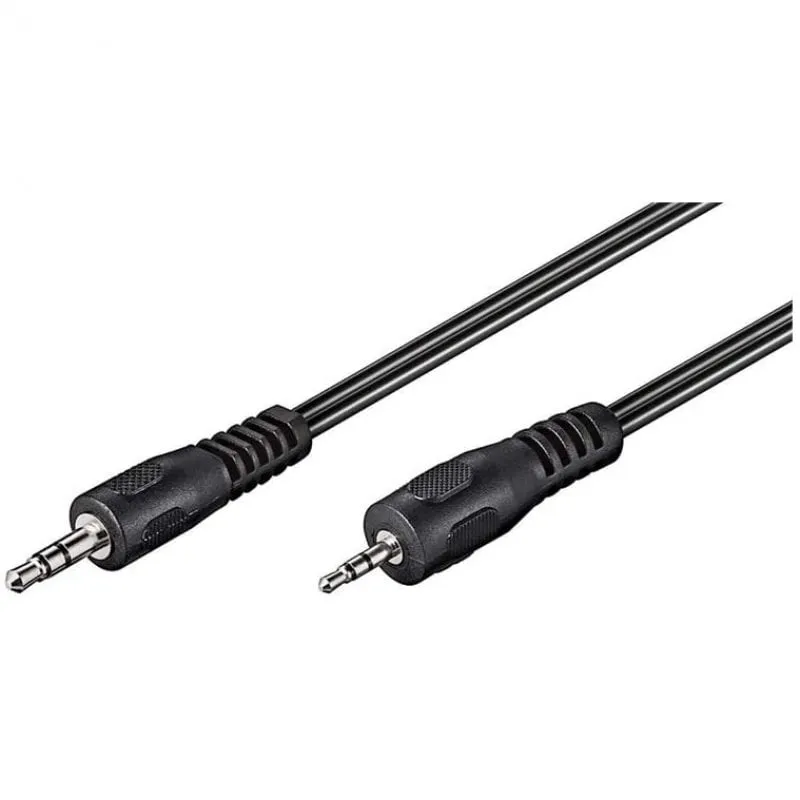 Cavo audio stereo Goobay da jack 2,5 mm a jack 3,5 mm maschio/maschio 2 m - immagine 1