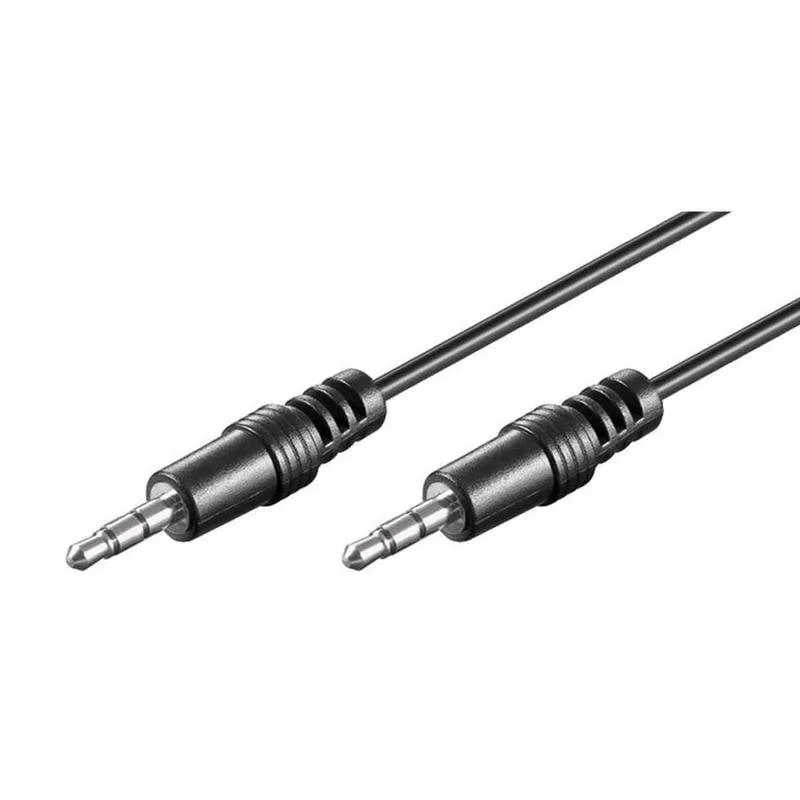 Cavo audio Goobay HQ Jack 3,5 mm maschio/maschio 60 cm Nero - immagine 1