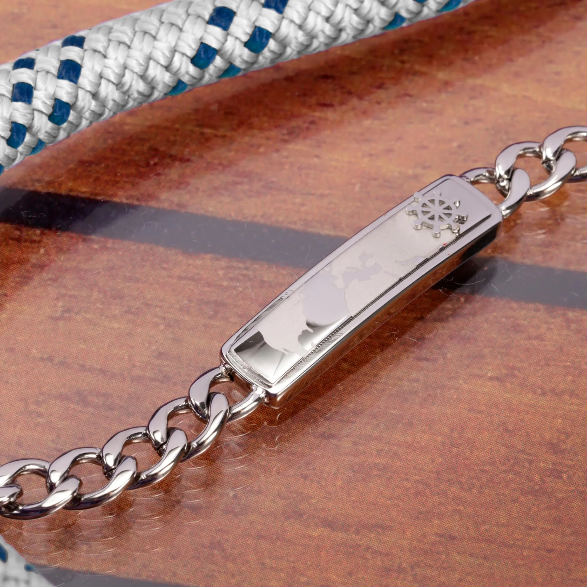 Sector No Limits Bracciale da uomo, collezione marina, in acciaio inox, SAGJ18, 22 cm, acciaio inossidabile - immagine 6