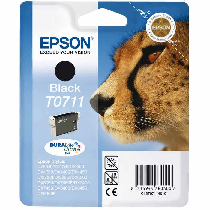 Epson Cheetah Cartuccia Nero D78/DX4000/SX105/SX205/SX405 - immagine 1