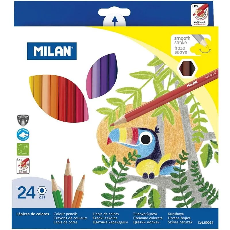 Scatola Milano 24 Unità di Matite Colorate - immagine 1