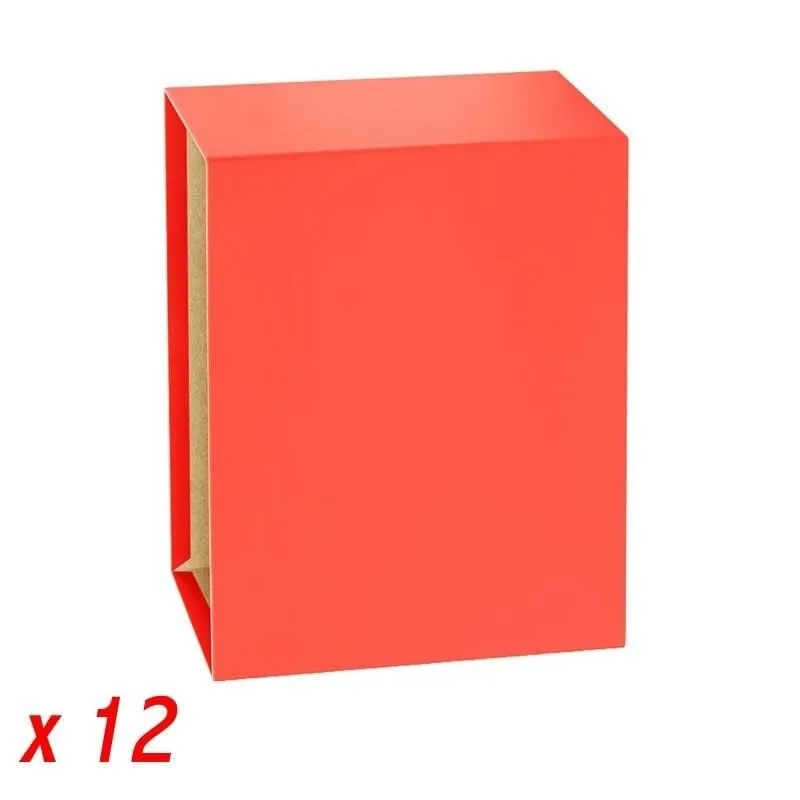 Grafoplás Scatola portadocumenti A4 75 mm Rosso 12 unità - immagine 1