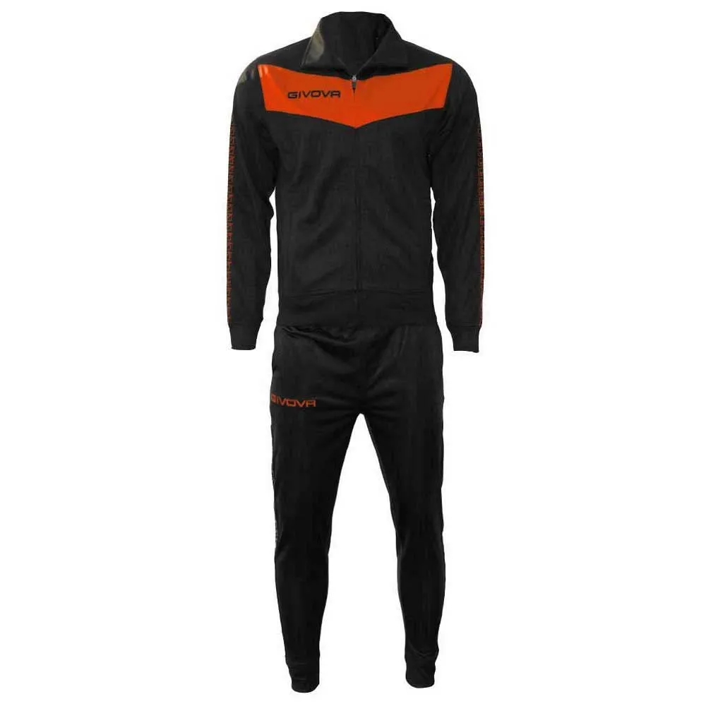 GivovaTuta Visa Banda,M,Nero/Arancio Fluo,Unisex - immagine 1