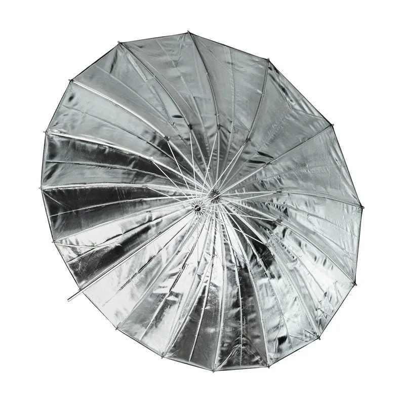 Ombrello riflettente gigante Bresser SM-9 Argento/Nero 162 cm - immagine 1