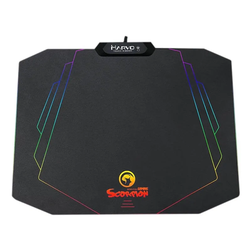 Alfombrilla Scorpion MA-MG02 Gaming RGB Superficie Rigida Microtesturizzata - immagine 1