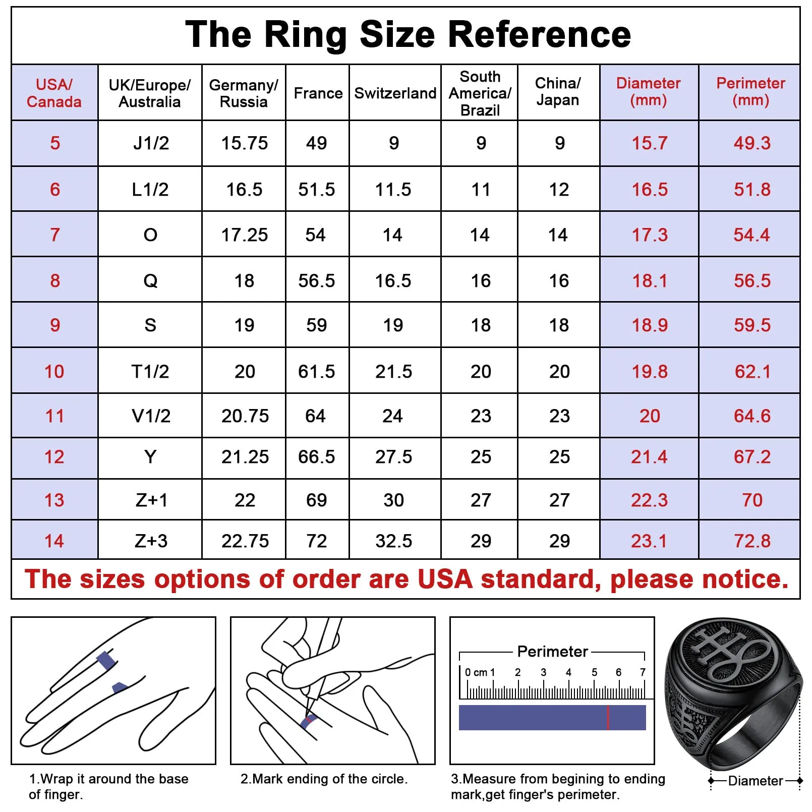 FaithHeart Anello Uomo Croce del Leviatano/Sigillo di Satana Anello Diavolo Personalizzato Punk Hiphop Rapper in Accaio Inox 316L Oro/Nero Placcato Gioielli Religiosi del Satanismo - immagine 3
