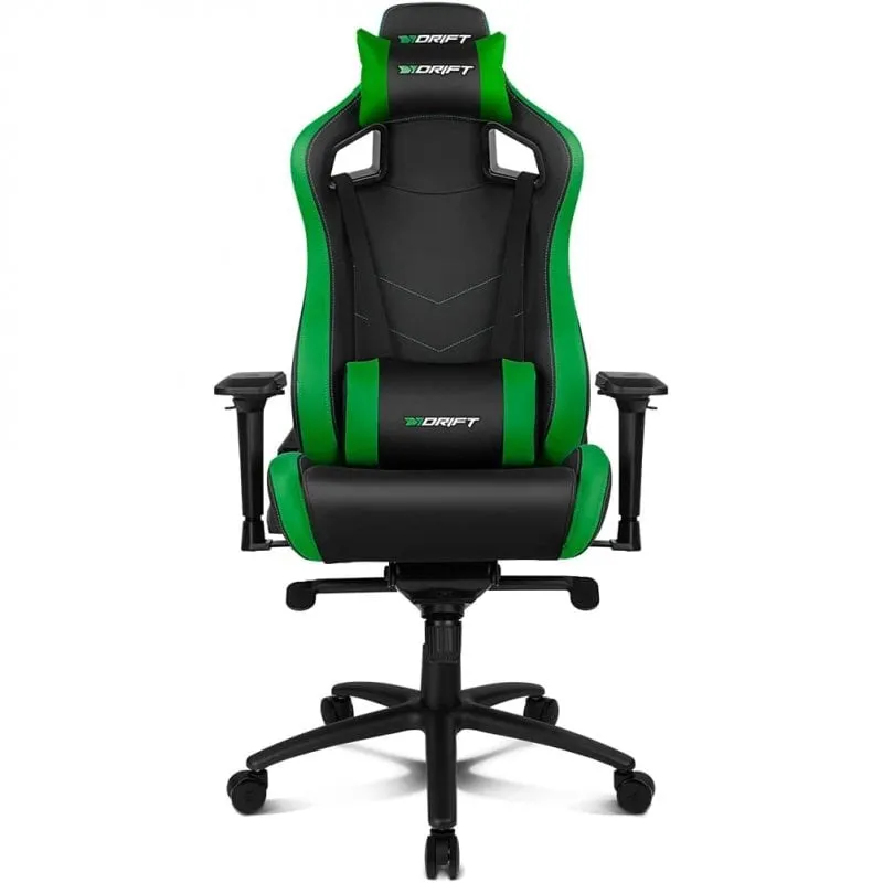 Sedia da gaming Drift DR500 nera/verde - immagine 1