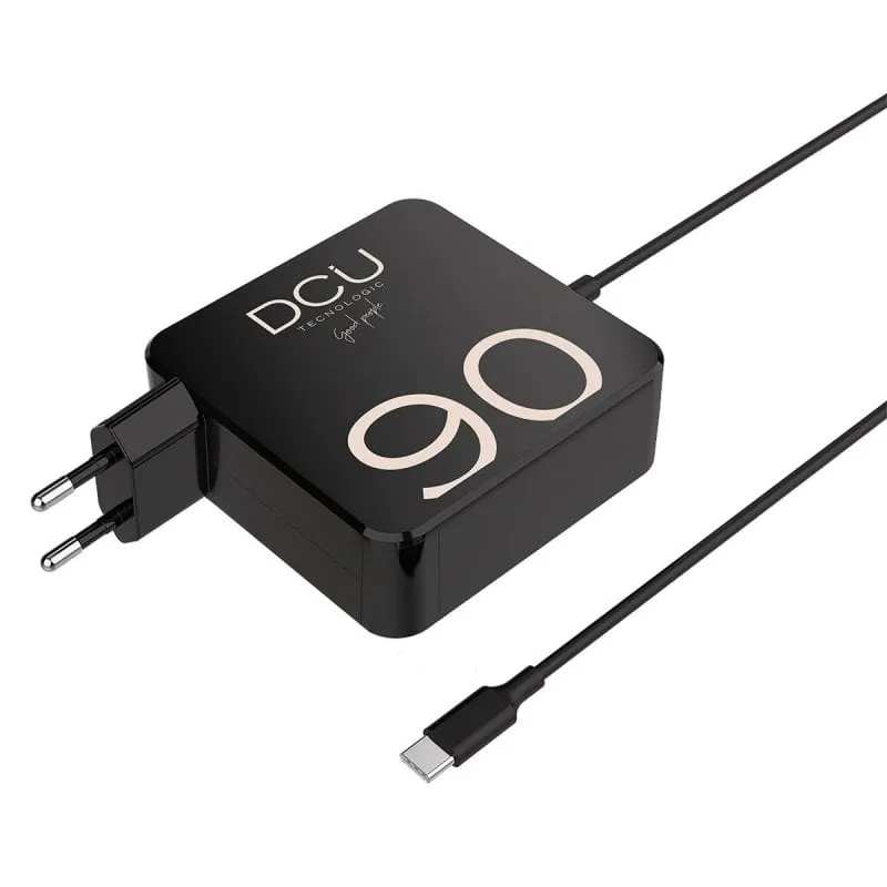 Caricabatterie USB-C DCU Tecnologic 90W 1,8m - immagine 1