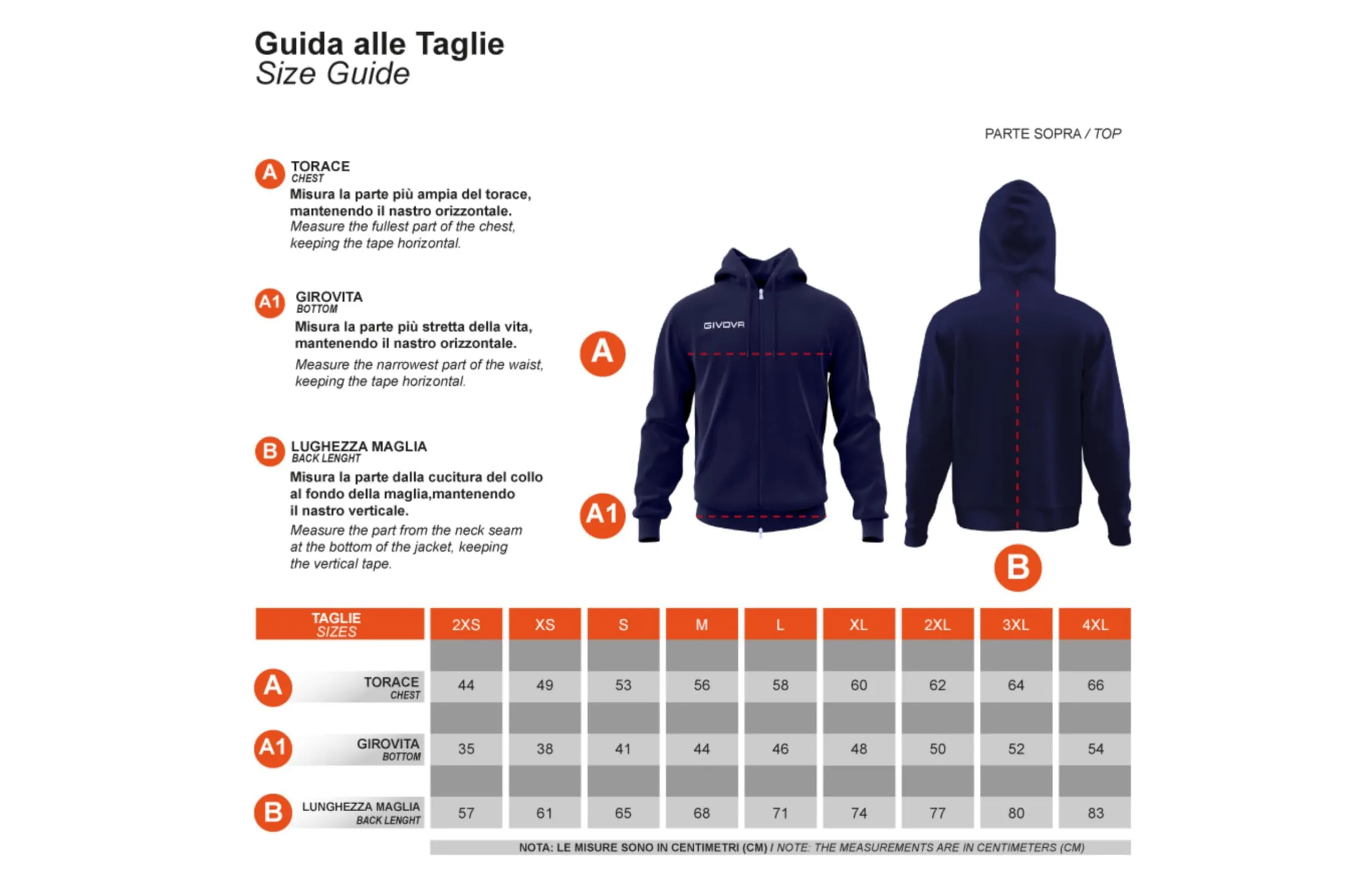 GIVOVA TUTA BANDA VISA TRIACETATO (NERO/BIANCO 3XL) - immagine 3