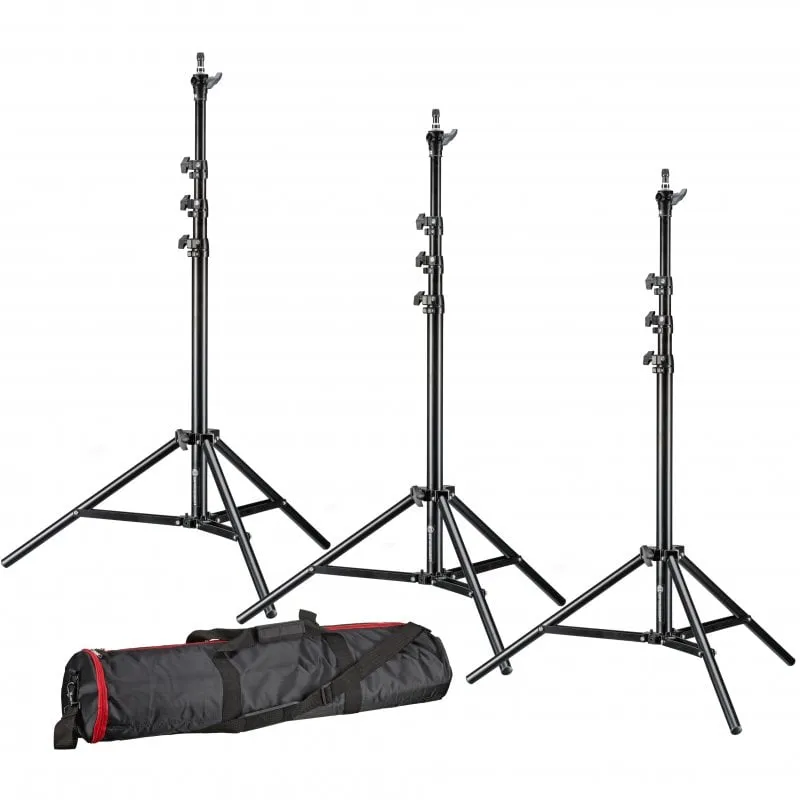 Bresser BR-TP240 Pro-1 Kit 3 Treppiedi per Flash - immagine 1
