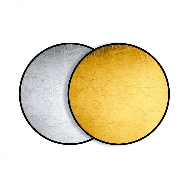 Reflector Bresser BR-T5 110cm Oro/Argento Pieghevole 2 in 1 - immagine 1