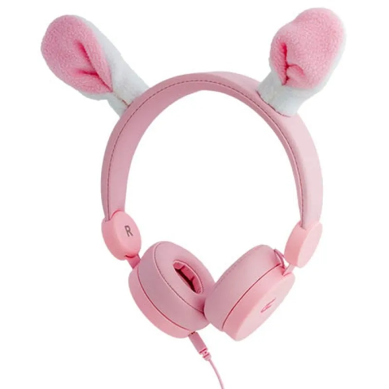 Cuffie Avenzo AV-HP2100 Pink Rabbit con luci LED - immagine 1