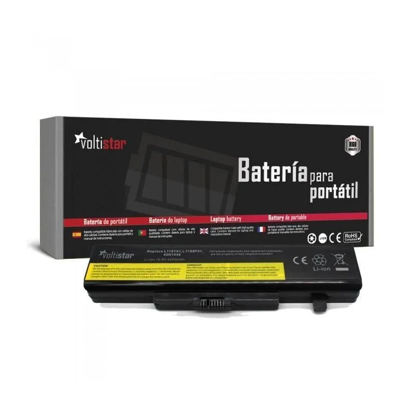 Batteria Voltistar BAT2156 10.8V 4400mAh 6 Celle per Lenovo - immagine 1